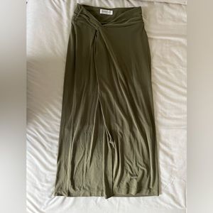 Woman’s maxi skirt with slit. Size small.